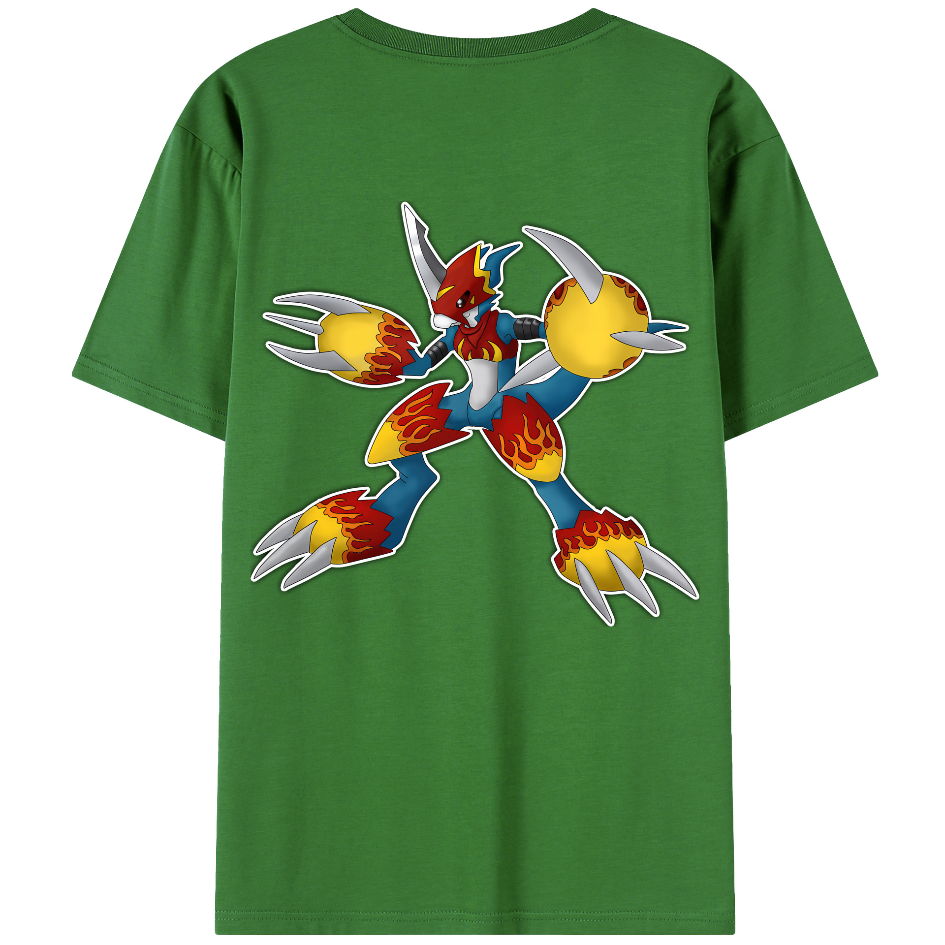 （画像用） Digimon デジタルモンスター/デジモン レディース半袖Tシャツ(バックプリント)